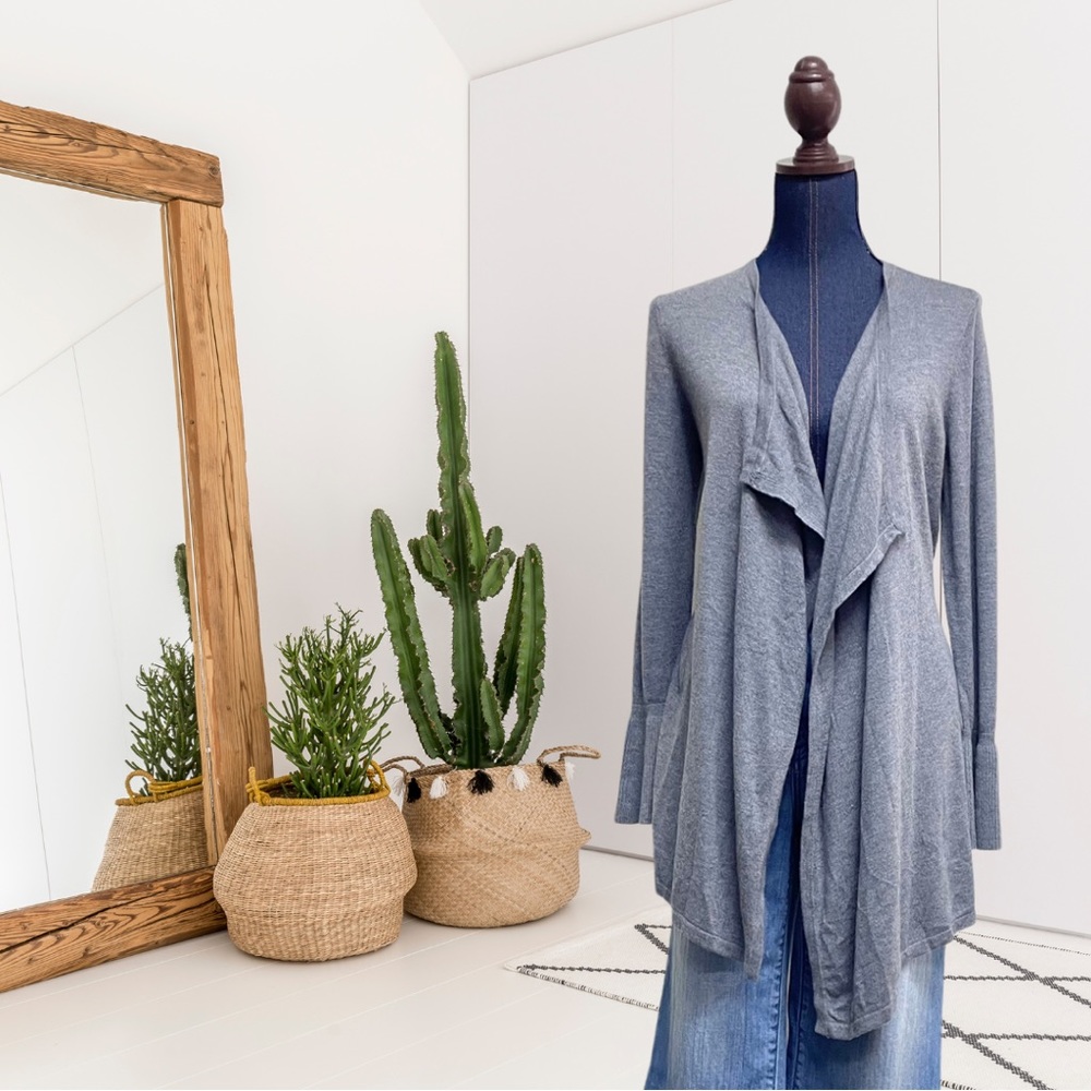 White House Black Market Bell Sleeve Cardigan